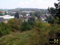 Teufelsberg (Diabas-Klippe) in Hof a.d. Saale, Oberfranken, Bayern, (D) (43) 02. Oktober 2014 Blick auf Hof.JPG